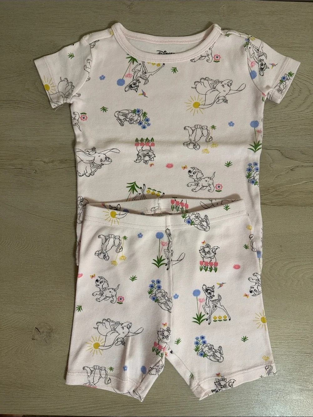 Short Pajama Set In Disney Friends